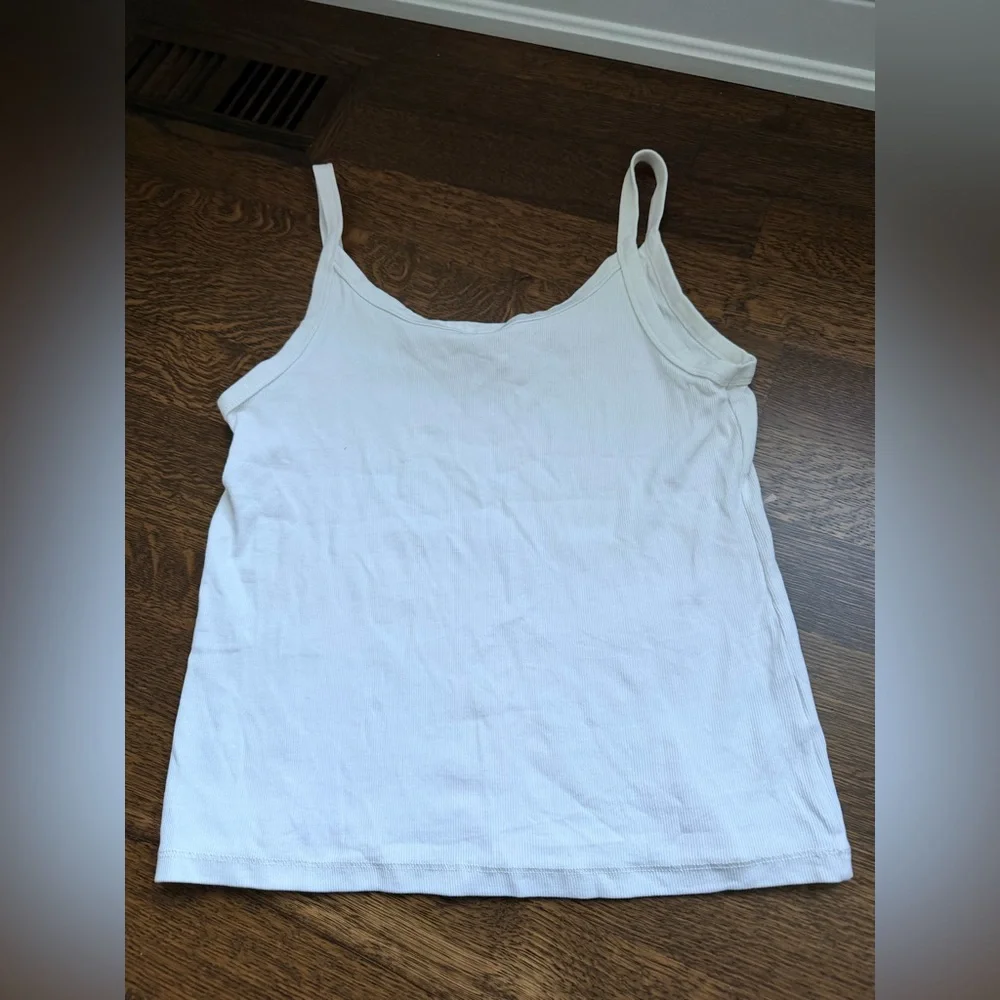Bundle Lot X 4 Pieces Women’s Tank Tops & T-shirt Size XL Neutral Colours H&M + - Picture 5 of 13